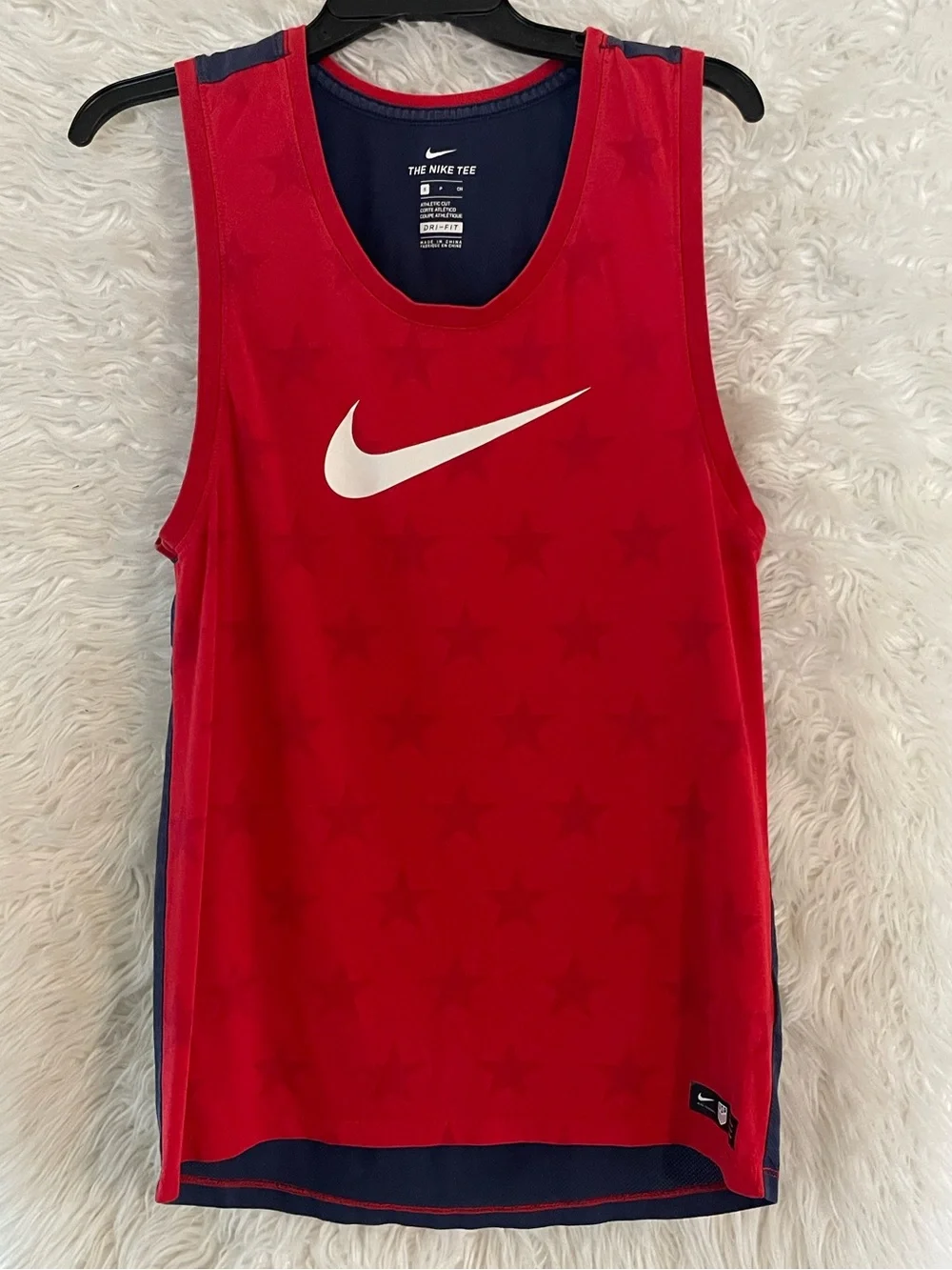 Nike USA Soccer Dri-Fit Sleeveless Men’s Tank Top; Small; 944177-657